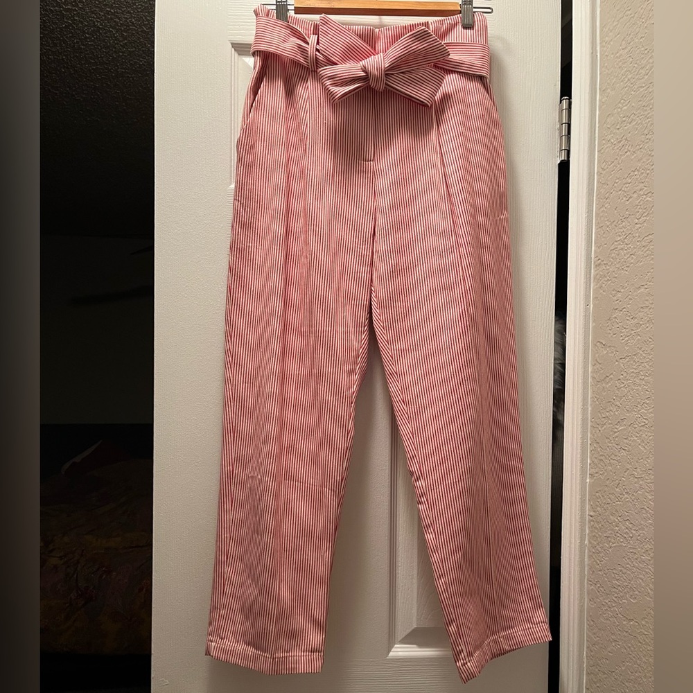 Pin Striped Red and White Pants sz. M